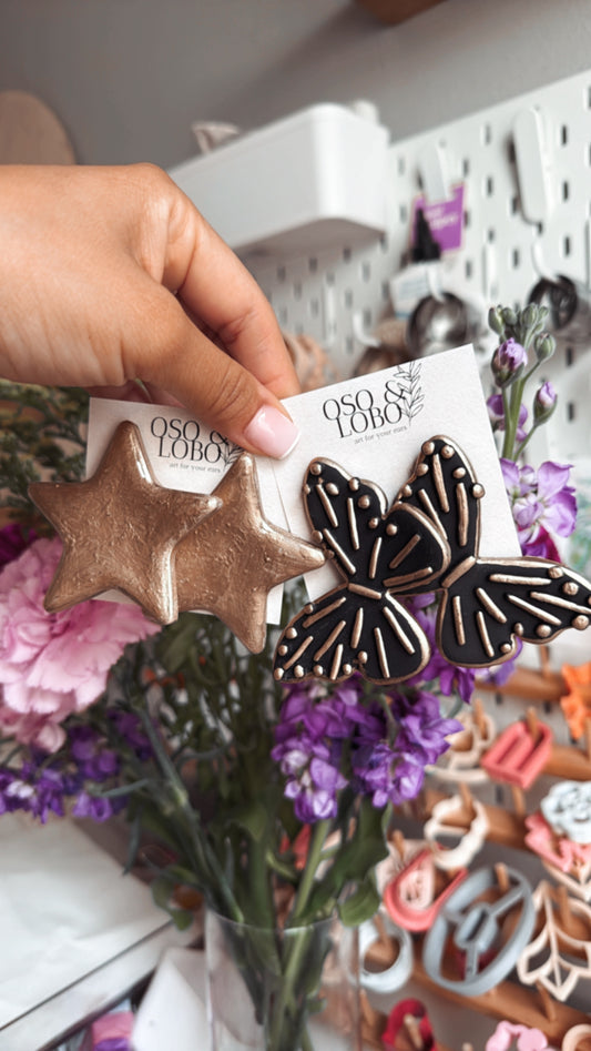 butterfly studs
